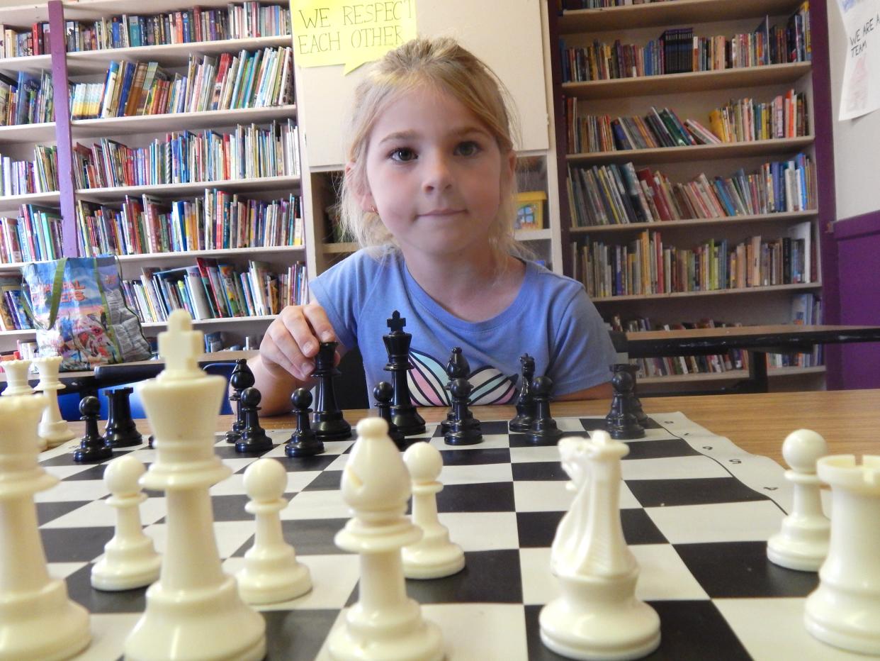 Six-year-old Sophia was chosen Newcomer of the Year by the Boys & Girls Club of Las Cruces.