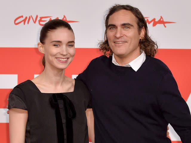 Tullio M. Puglia/Getty Rooney Mara and Joaquin Phoenix attend an event for 'Her' movie in November 2013 in Rome, Italy.