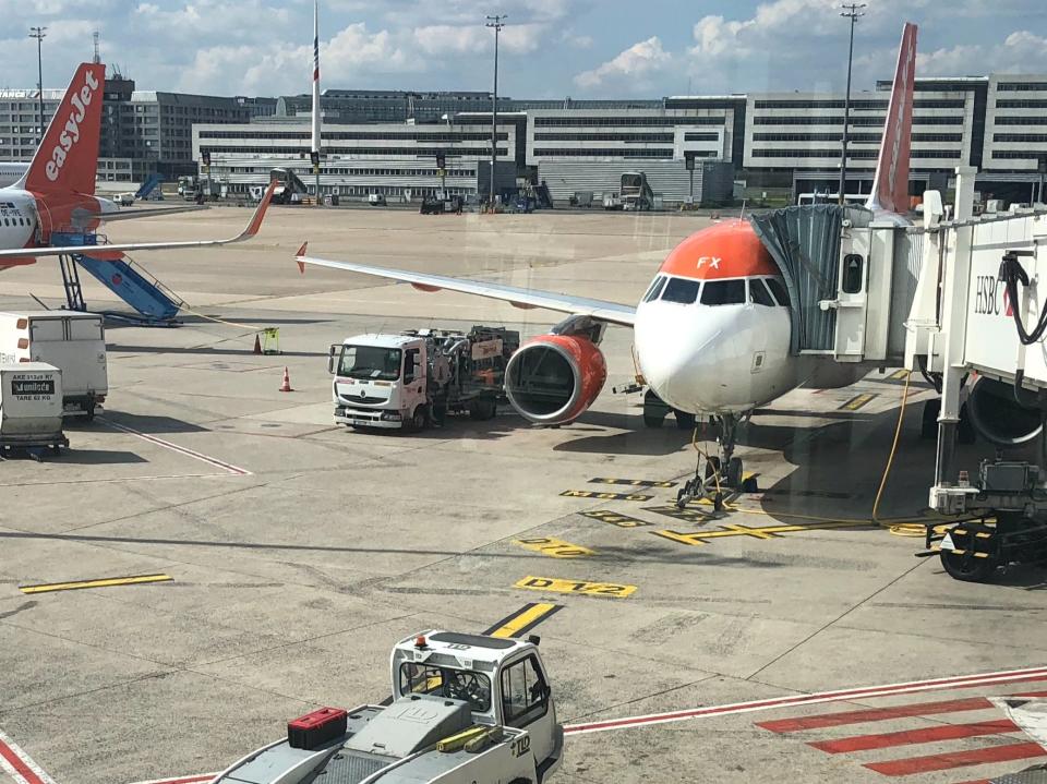 Lift off? easyJet aircraft at Paris Charles de Gaulle airport (Simon Calder)