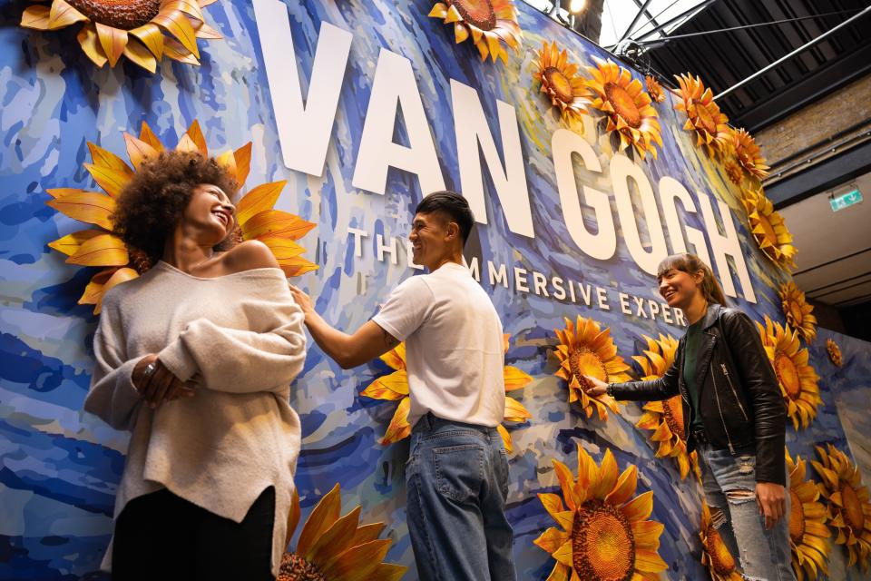 The new experience is now housed at the Exhibition Hub Arts Center in Doraville and “features two immersive ‘Wow Rooms’ encompassing over 12,000 square feet of three-story projections, and an all-new virtual reality experience that takes visitors on a new 10-minute journey through Van Gogh’s world in Arles, France,” a news release about the exhibit said.