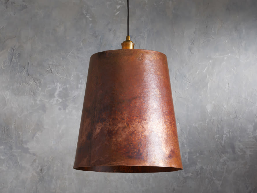Arhaus Tapered Copper Pendant ('Multiple' Murder Victims Found in Calif. Home / 'Multiple' Murder Victims Found in Calif. Home)