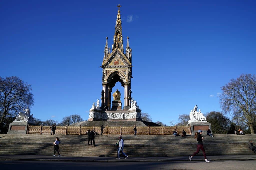 The Albert Memorial in Hyde Park, London. The Prince Albert Digitisation Project is now complete and contains more than 5,000 items (PA Archive)