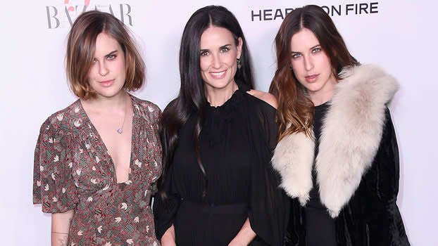 A Family Affair! Demi Moore and Daughters Hit the Red Carpet