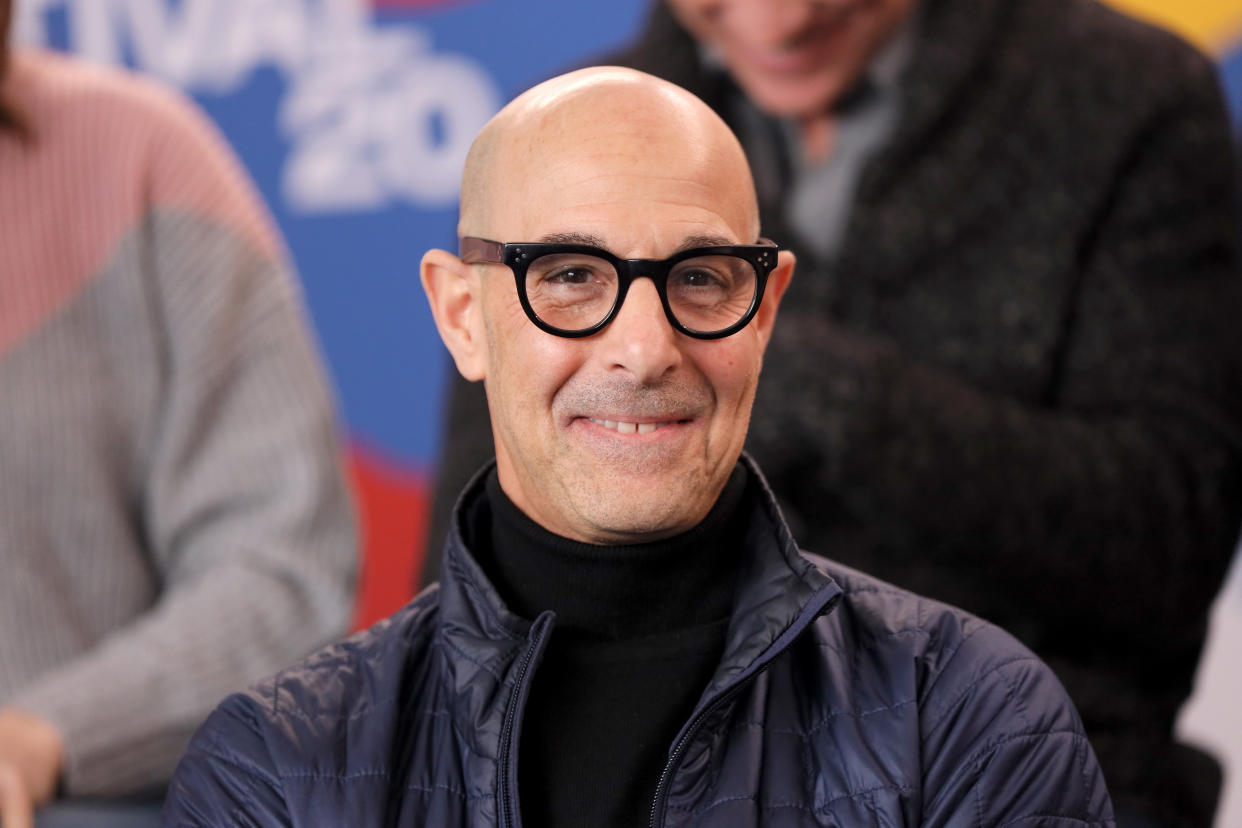 PARK CITY, UTAH - JANUARY 24: Stanley Tucci of 'Worth' attends the IMDb Studio at Acura Festival Village on location at the 2020 Sundance Film Festival – Day 1 on January 24, 2020 in Park City, Utah. (Photo by Rich Polk/Getty Images for IMDb)
