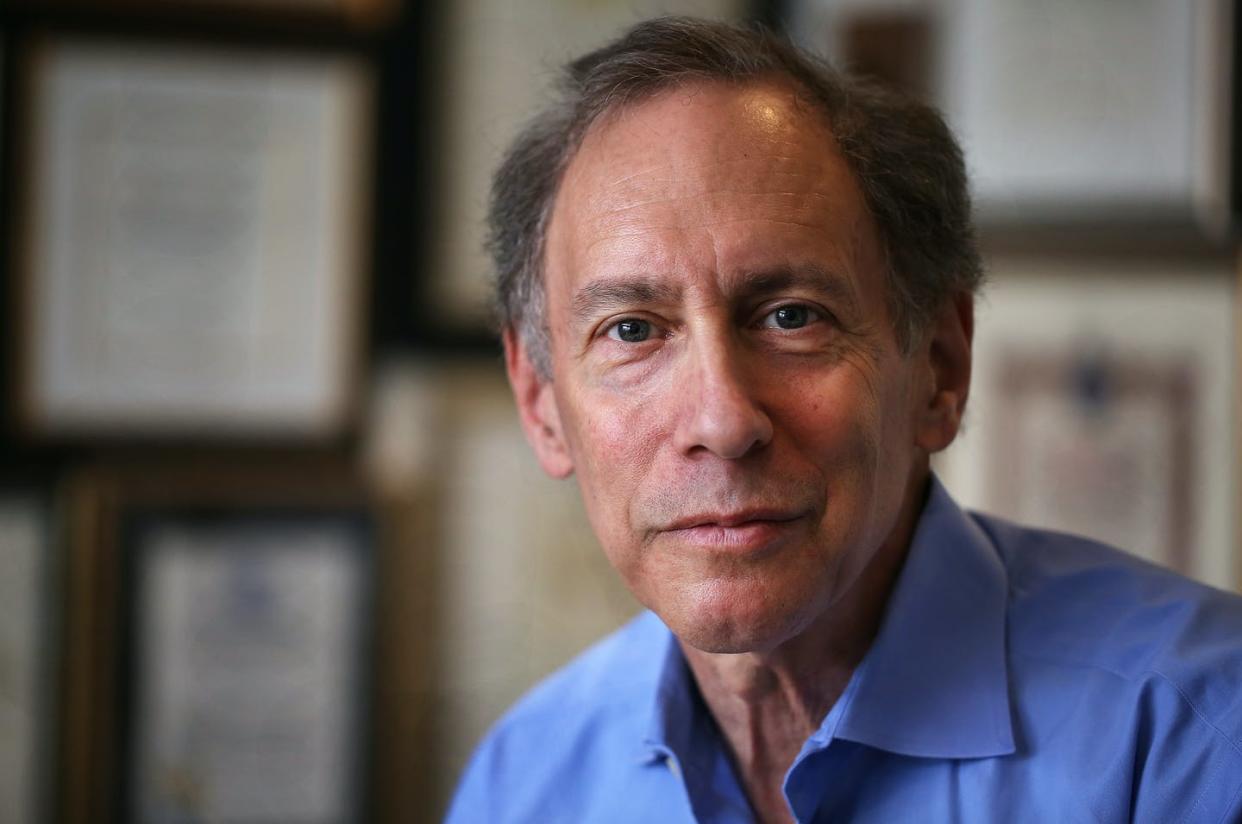 <span class="caption">Robert Langer</span> <span class="attribution"><a class="link " href="https://www.gettyimages.com/detail/news-photo/robert-langer-of-mits-langer-labs-is-photographed-on-april-news-photo/472982424?adppopup=true" rel="nofollow noopener" target="_blank" data-ylk="slk:Pat Greenhouse/The Boston Globe via Getty Images;elm:context_link;itc:0;sec:content-canvas">Pat Greenhouse/The Boston Globe via Getty Images</a></span>