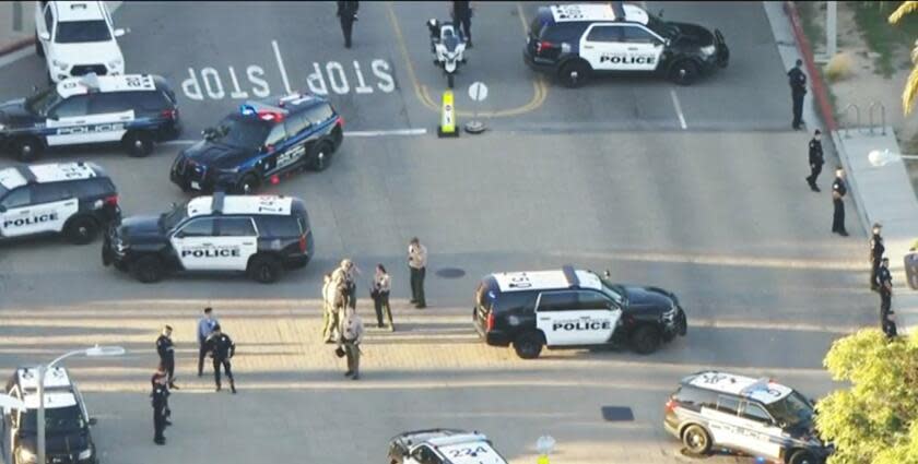 A large brawl drew a massive police presence at Del Amo Fashion Center in Torrance on Sunday, with officers from multiple agencies responding to the scene. At around 4 p.m., Torrance Police Department officers were called to the shopping center, located in the 3500 block of Carson Street, for calls of a "large group of juveniles who are fighting amongst themselves."