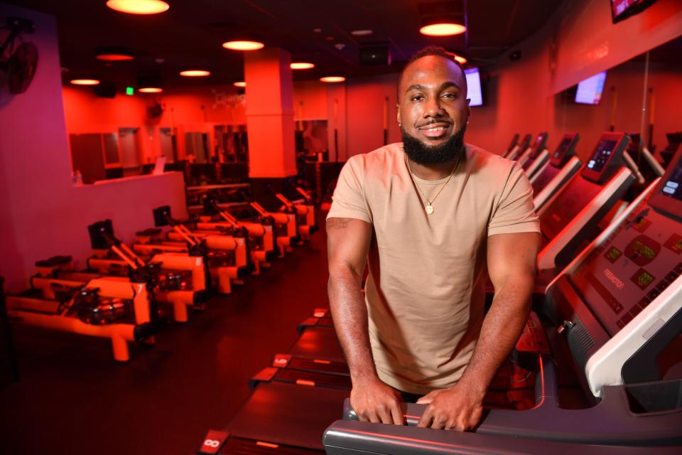 Ronnie Powell is a coach at Orange Theory Fitness on Main Street in Sarasota.