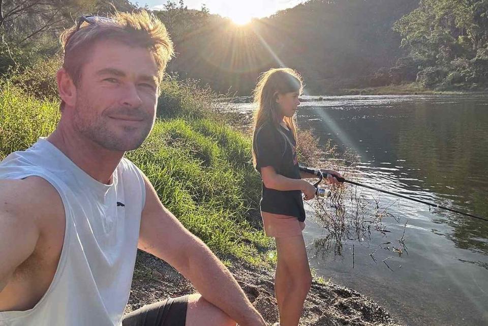 <p>Chris Hemsworth/Instagram</p> Chris Hemsworth and daughter India