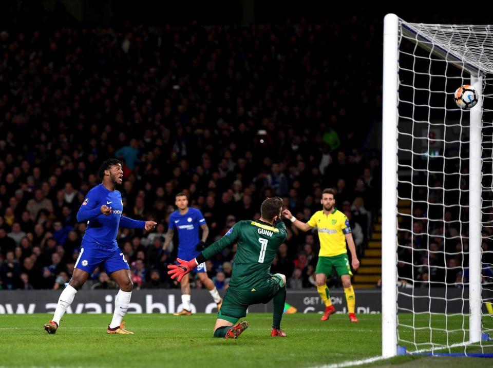 The Belgian's goal looked to be enough to win the game (Getty)