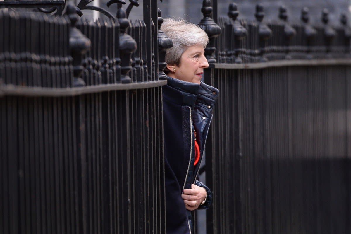 Prime Minister Theresa May leaves Downing Street for the House of Commons in October 2018 (Stefan Rousseau/PA) (PA Archive)