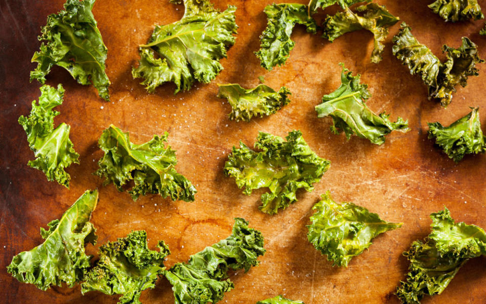 <p>Julie Morris</p><p>Completely yummy and totally addicting.</p><p><strong>Get the recipe: <a href="https://parade.com/260767/smccook/totally-addicting-guilt-free-cheesy-kale-chips/" rel="nofollow noopener" target="_blank" data-ylk="slk:Cheesy Kale Chips;elm:context_link;itc:0;sec:content-canvas" class="link ">Cheesy Kale Chips</a></strong></p>