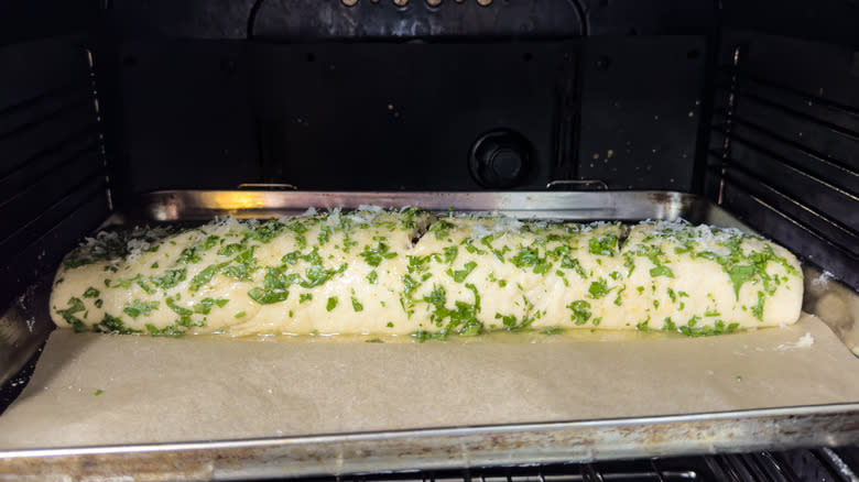 Stromboli in oven