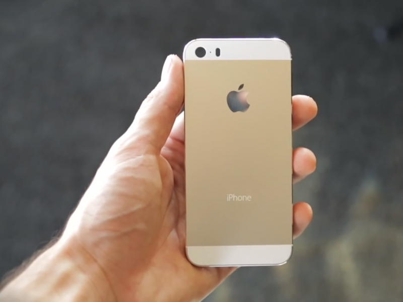 gold iphone 5s