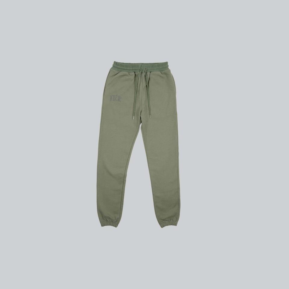 <p><strong>TIÉR</strong></p><p>shoptier.nyc</p><p><strong>$140.00</strong></p><p><a href="https://www.shoptier.nyc/shop-tier/p/swamp-tir-sweatpants" rel="nofollow noopener" target="_blank" data-ylk="slk:Shop Now;elm:context_link;itc:0;sec:content-canvas" class="link ">Shop Now</a></p><p>I know I said the thing about date nights being the answer for an exciting relationship, but sometimes you just want to stay in. I get it. In that case, get him these comfy lounge pants so you guys can cozy up together.</p>