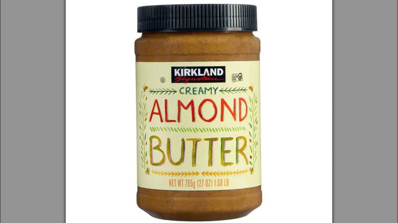 Costco Kirkland creamy almond butter