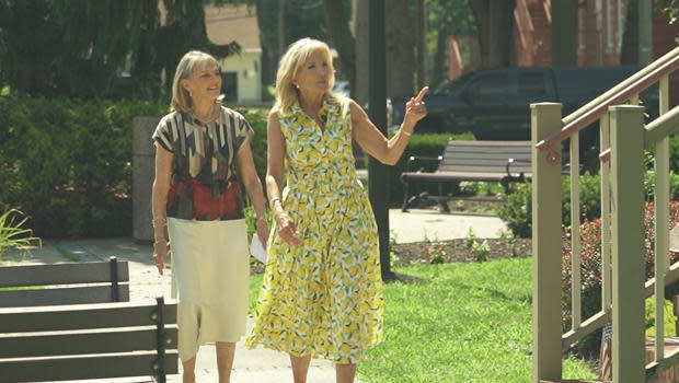 Correspondent Rita Braver with Dr. Jill Biden. / Credit: CBS News