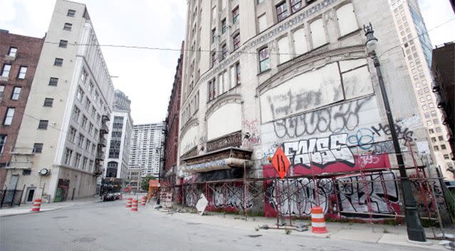 Detroit once featured a thriving middle class neighbourhood that has sunk into what many regard as wasteland. Photo: Getty.