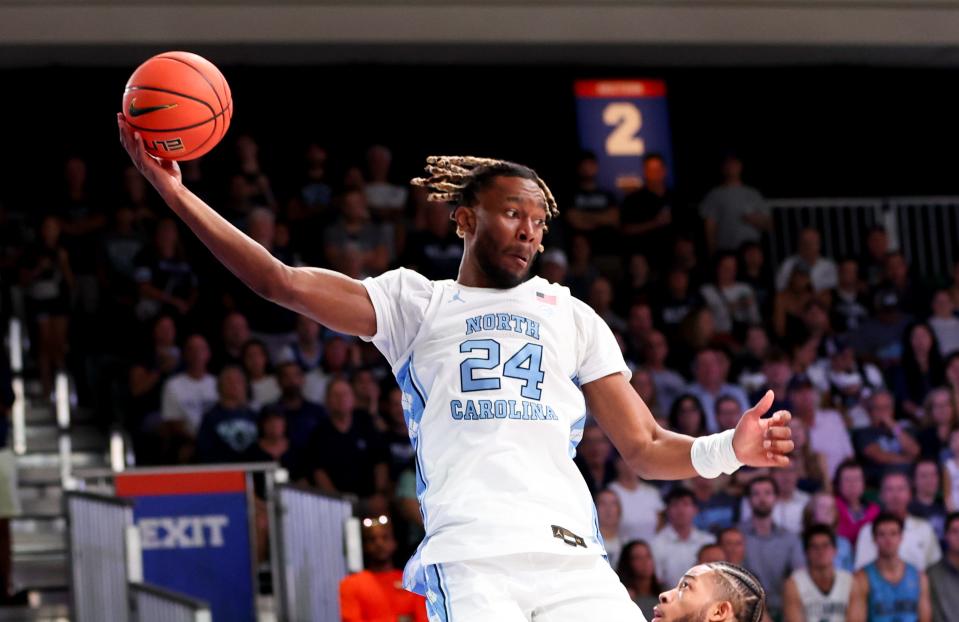 Tar Heels forward Jae'Lyn Withers, who previously played at Louisville, has enjoyed playing for the nation's third-ranked men's college basketball team.