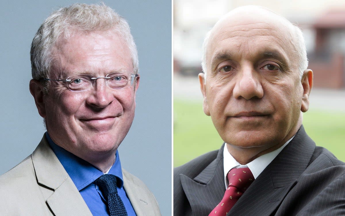 John Cryer (left) and Virendra Sharma will not be contesting their seats at the election (ES Composite)