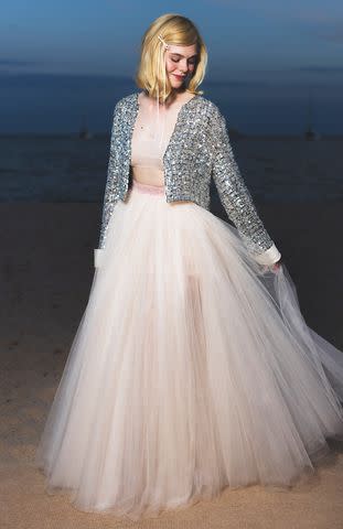 <p>Arnold Jerocki/Getty Images for L'Oreal Paris</p> Elle Fanning in Cannes 2024