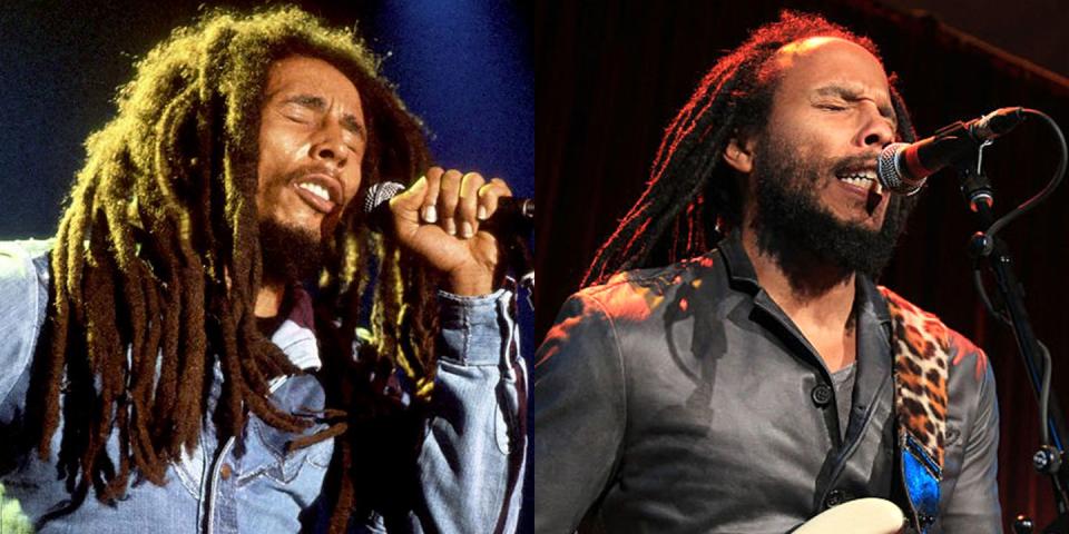 8. Bob Marley and Ziggy Marley