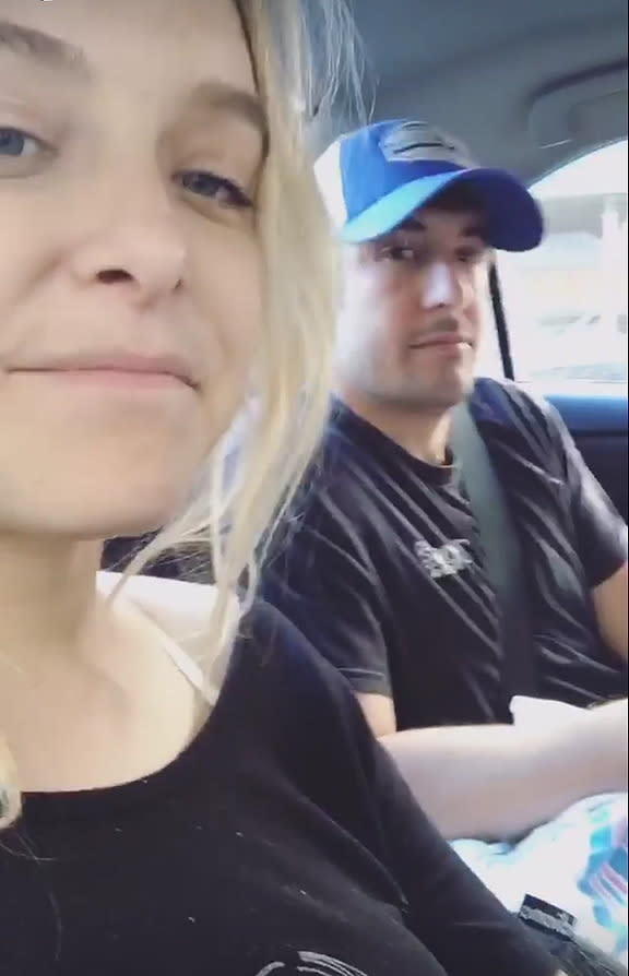 Jenny Mollen and Jason Biggs welcome their second child. (Image: Instagram Stories)