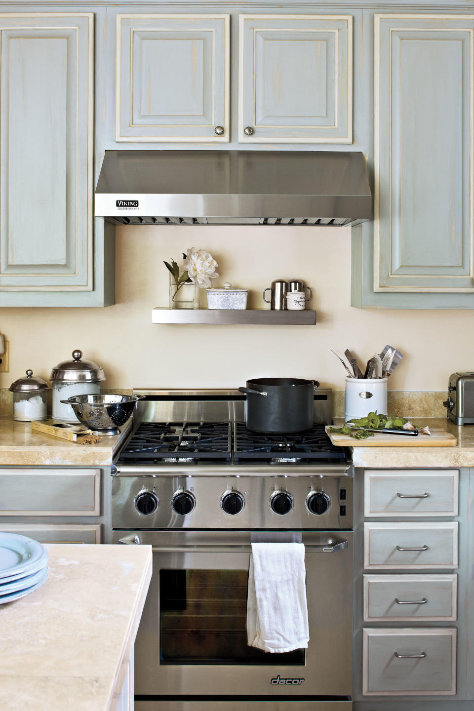 Hand-Finished Cabinets