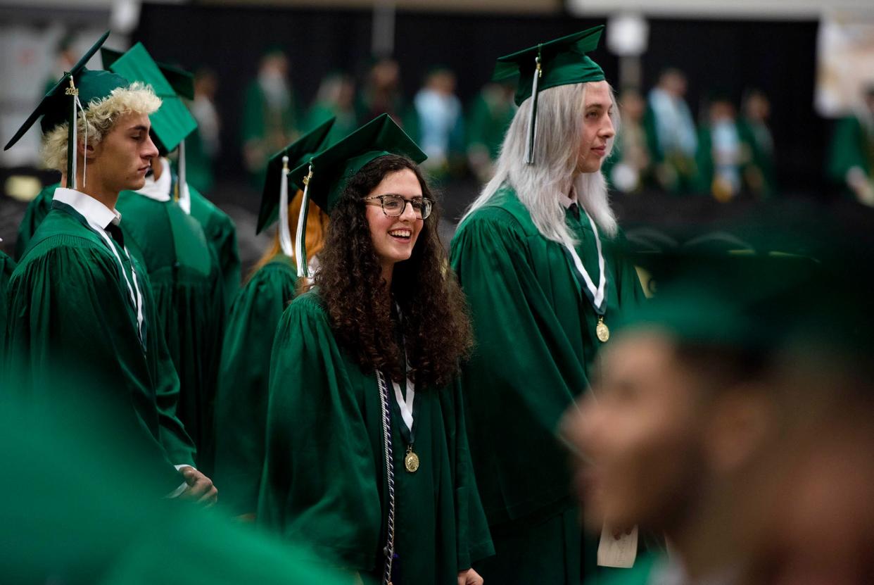 Jupiter Community High School graduation ceremony at the South Florida Fairgrounds on May 22, 2024 in West Palm Beach.