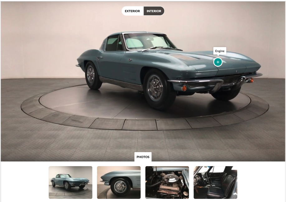 <a href="https://www.motorious.com/articles/research/1963-chevrolet-corvette/" rel="nofollow noopener" target="_blank" data-ylk="slk:1963 Chevrolet Corvette - Interactive Spin;elm:context_link;itc:0;sec:content-canvas" class="link ">1963 Chevrolet Corvette - Interactive Spin</a>