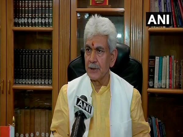 Jammu and Kashmir Lieutenant Governor Manoj Sinha. (Photo/ANI)