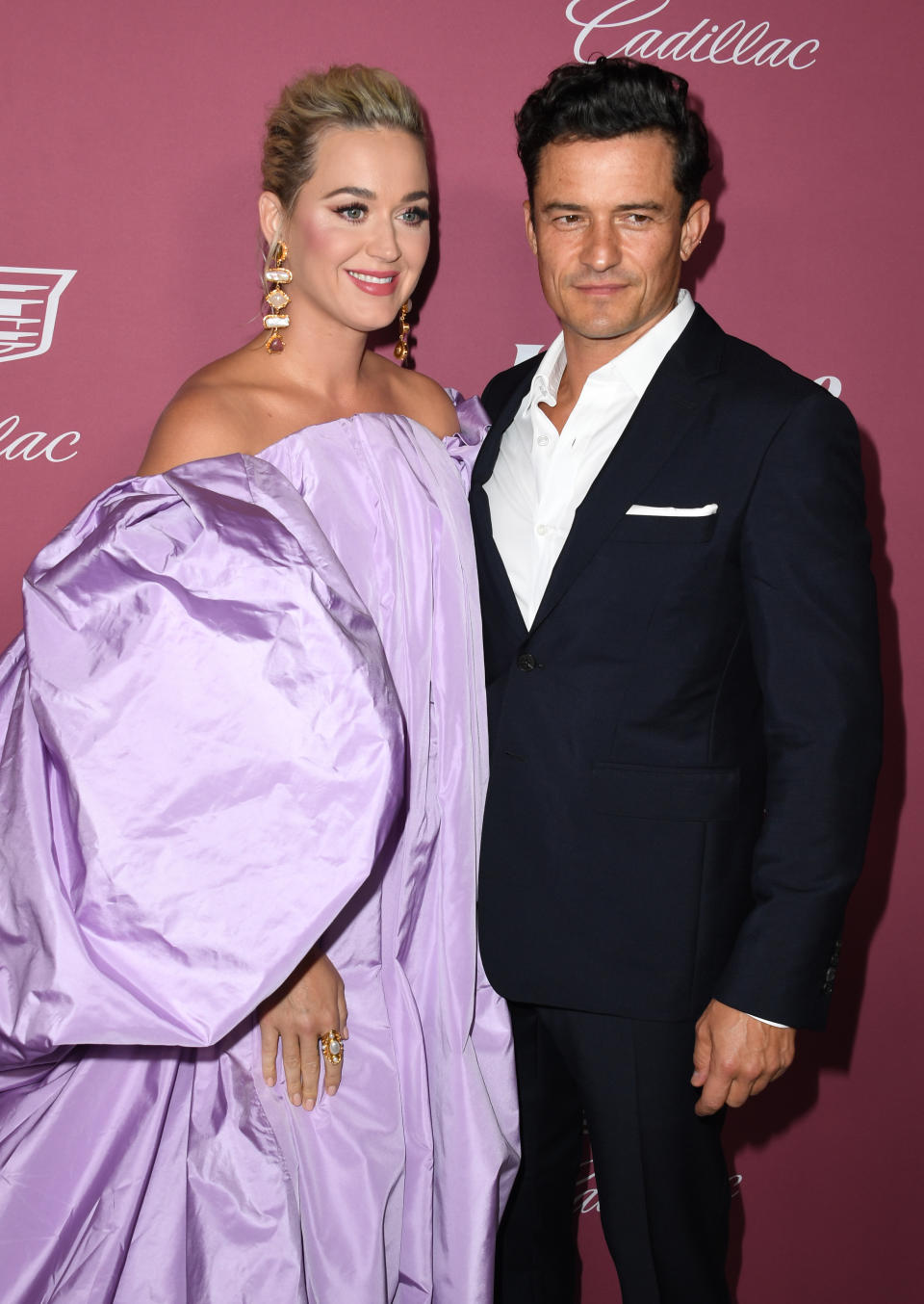 Katy Perry and Orlando Bloom attend Variety's Power Of Women: Los Angeles Event on September 30, 2021 in Beverly Hills, California