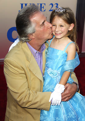 Henry Winkler and Tatum McCann at the LA premiere of Columbia's Click