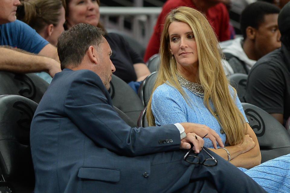 Atlanta Dream co-owner Kelly Loeffler, who has expressed anti-Black and anti-LGBTQ views, doesn't belong in the WNBA. (Photo by Rich von Biberstein/Icon Sportswire via Getty Images)