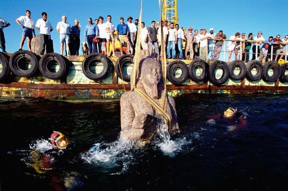 Amazing pictures of underwater city lost centuries ago