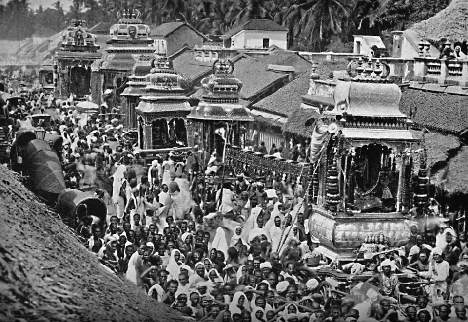 A Hindu Religious Procession