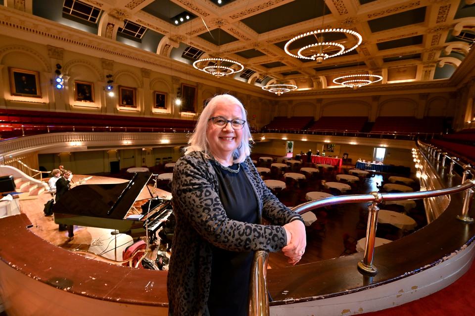 Kathleen M. Gagne, executive director of Mechanics Hall