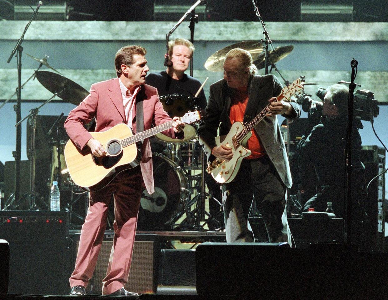 Le groupe Eagles en 2001 - John PALMEN / AFP
