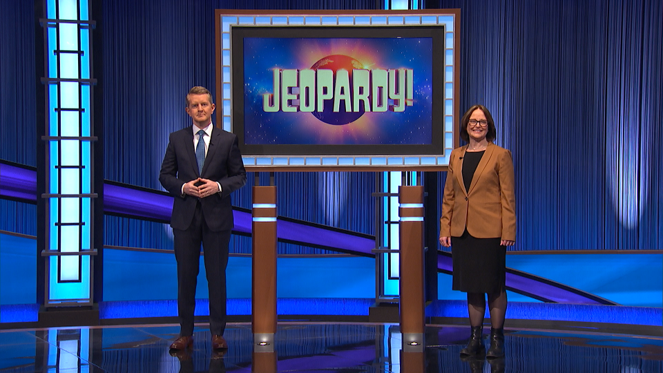 Exeter resident Kelly Flynn appeared on "Jeopardy!" in Wednesday night's episode.