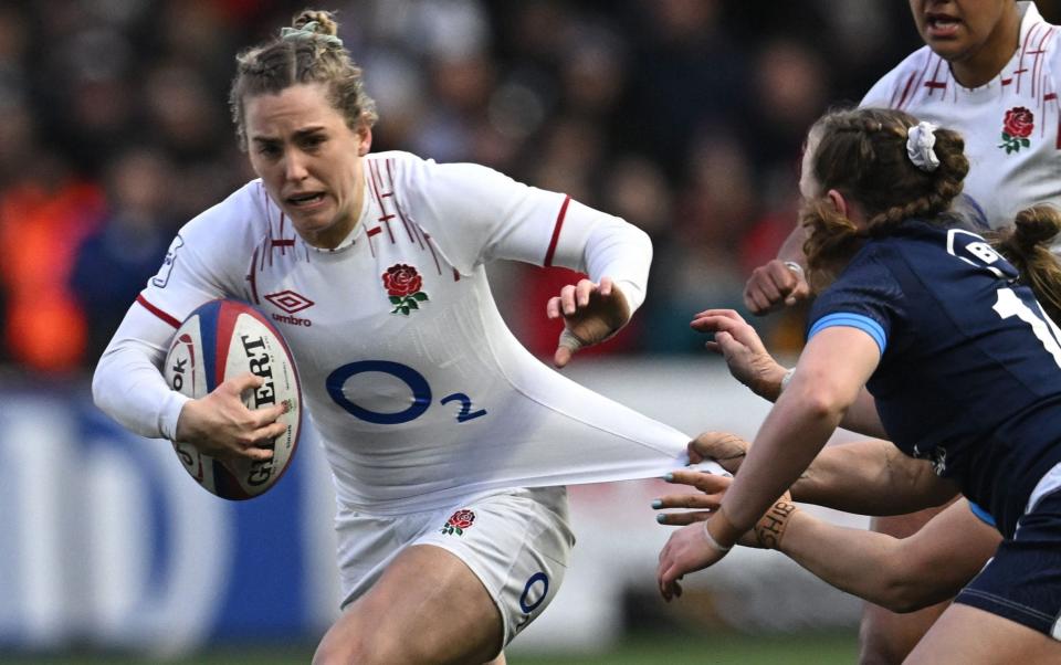 A year ago Claudia MacDonald was preparing for a life away from rugby - now she's a key player for the Red Roses - AFP/Paul Ellis