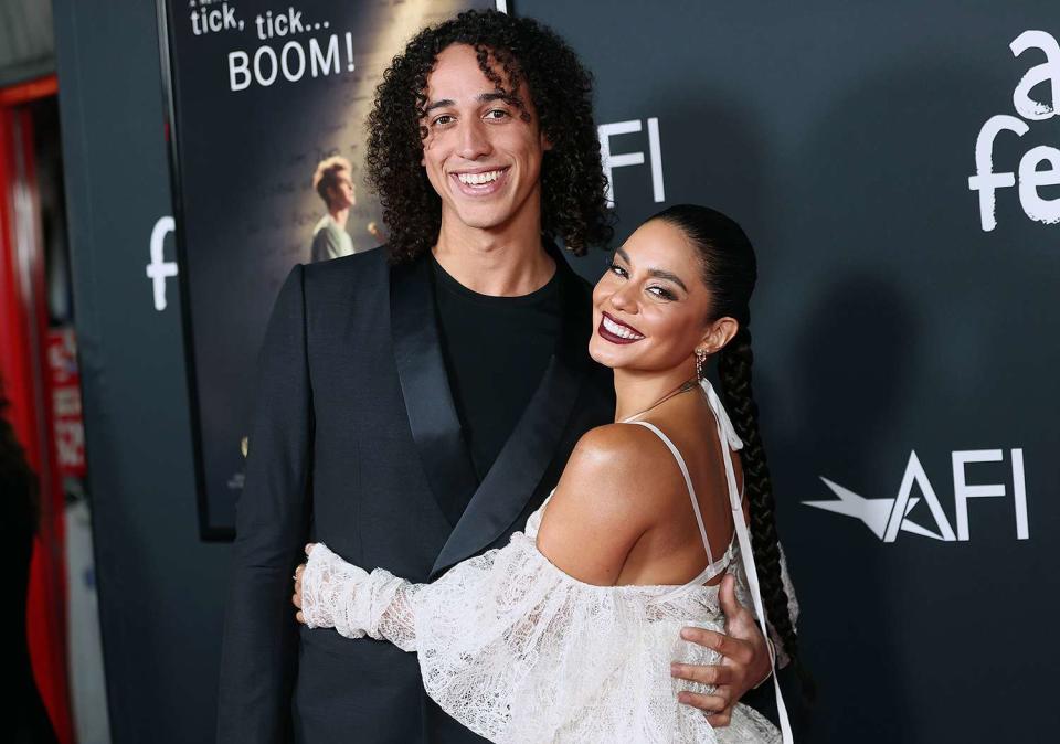 Matt Winkelmeyer/Getty  Cole Tucker and Vanessa Hudgens at the 2021 AFI Fest.