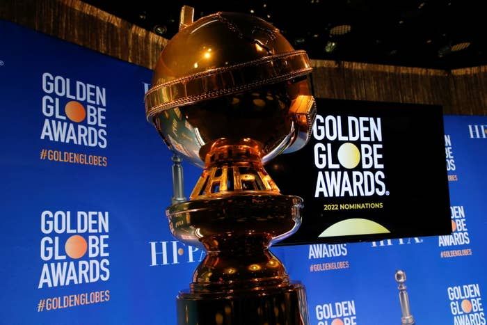 A view shows the Golden Globe statue before the 79th Annual Golden Globe Awards nominations announcement in Beverly Hills, California, U.S., December 13, 2021. REUTERS/Mario Anzuoni - RC2HDR903H86