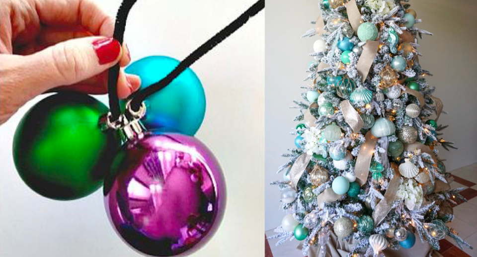 Kmart Christmas decorating hack