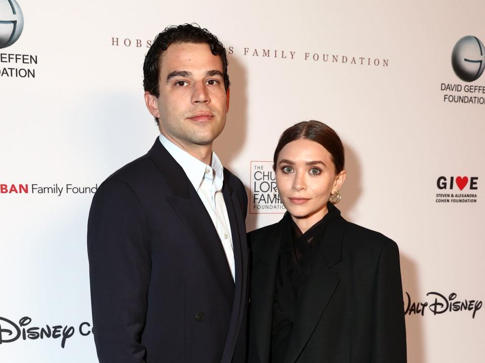 Ashley Olsen and Louis Eisner in 2021.