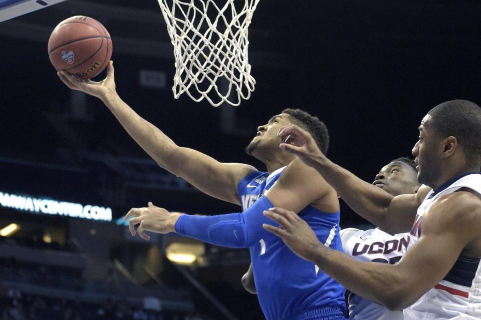 Dedric Lawson was one of the best players in the American Athletic Conference this past season. (AP)