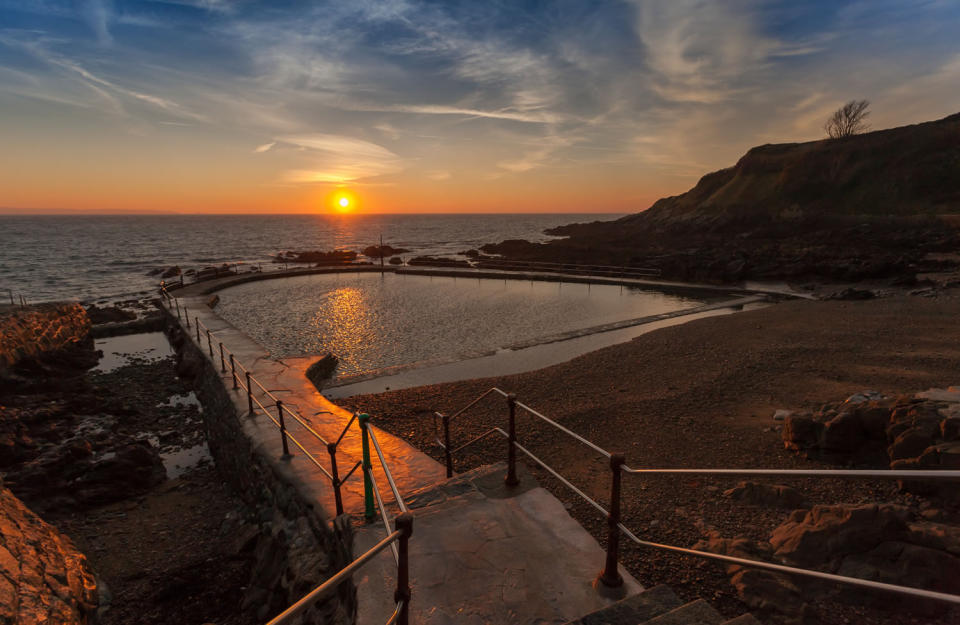 Take a sunset dip in one of The Islands of Guernsey’s most tranquil bathing spots, the 150-year-old La Vallette Bathing Pools.