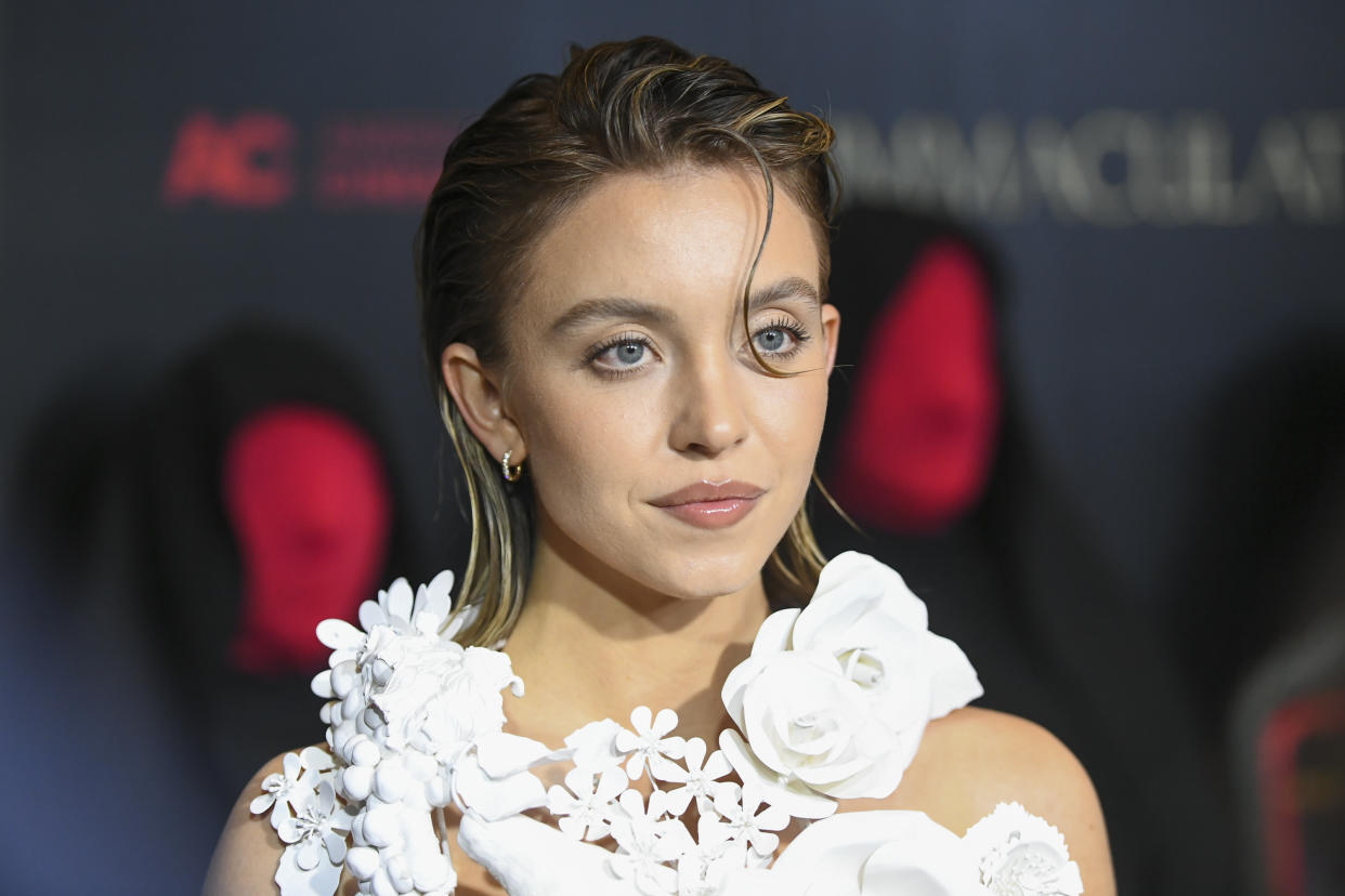 Sydney Sweeney at the Los Angeles premiere screening of 