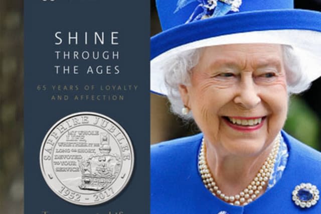 £5 coin for Sapphire Jubilee