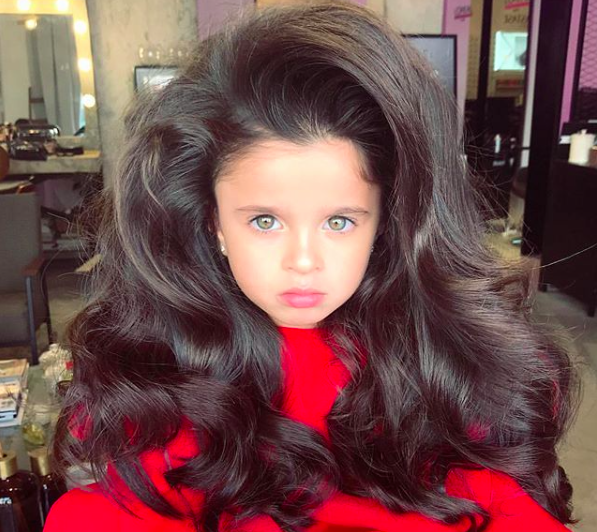 This little girl’s hair is making her Insta-famous. (Photo: Getty Images)