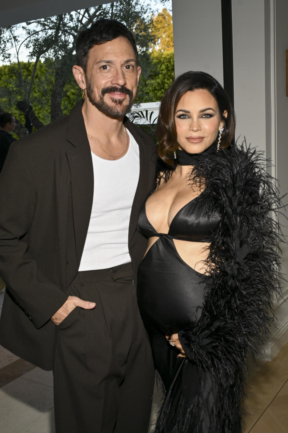 Steve Kazee and Jenna Dewan at the Fashion Trust U.S. 2024 Awards held on April 9, 2024 in Beverly Hills, California. (Photo by Michael Buckner/WWD via Getty Images)