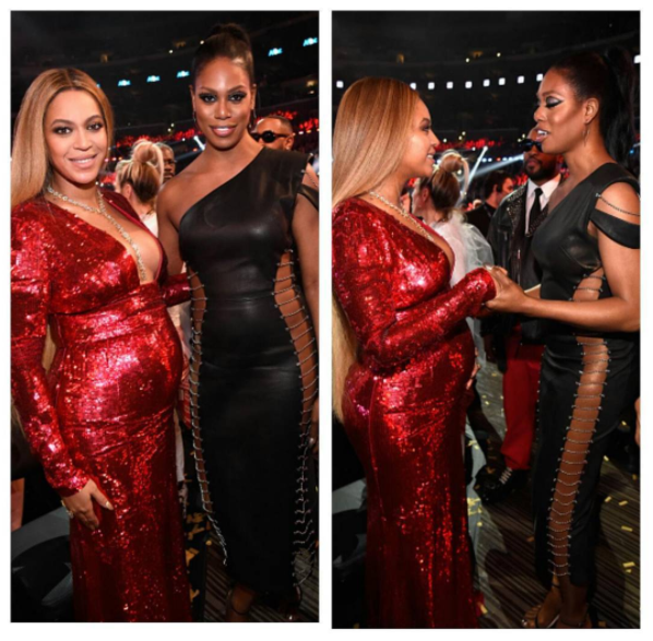 Beyoncé and Laverne Cox